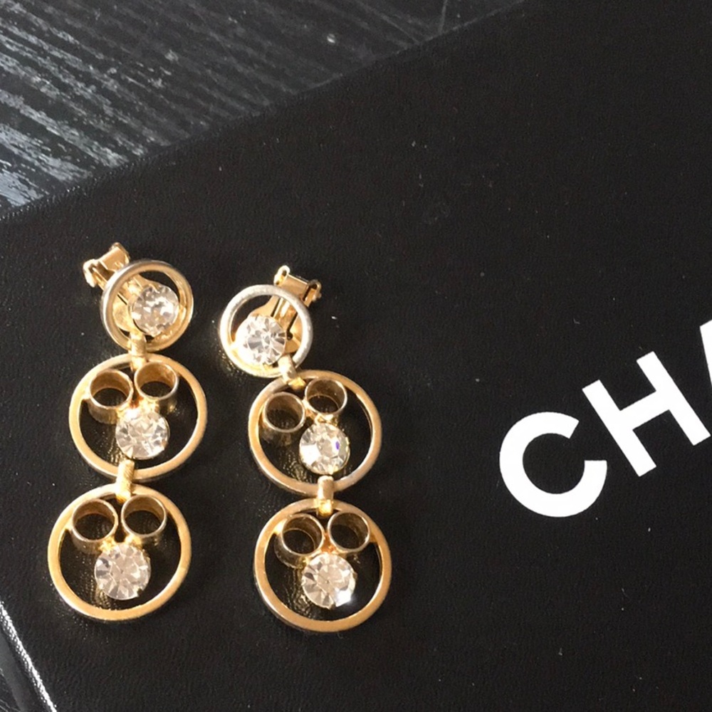Vintage Rhinestone Earrings